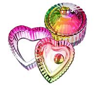 Healeved Piatti Con Coperchio Per Unghie Acriliche Piccole Ciotole in Multicolore Per La Conservazione Delle Decorazioni Per Unghie