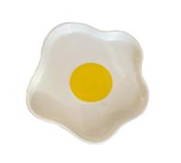 Healeved Piatto per Servire Frutta Dipinto a Mano per Colazione e Dessert in Ceramica Design Creativo e Decorazione Delicata come Regalo Originale