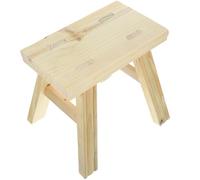 Healeved Piccolo Sgabello in Legno, Rialzo Pratico per Casa | Multifunzione, Comodo da Trasportare e Riporre, Colore Kaki, per Uso Domestico e Ufficio
