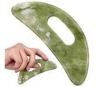 Healeved Pietra Di Gua Sha Massaggiatore Viso - Strumento Per Massaggio Viso, Collo E Occhi - Forma Ergonomica Per Una