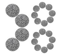 Healeved Pietre Lava Vulcaniche Naturali per Diffusore Oli Essenziali Senza Handmade per Aromaterapia in Casa Ufficio e Camera da Letto Pietre Profumate Scuro