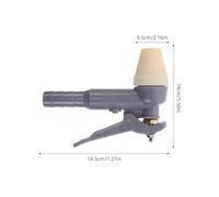 Healeved Pistola per Stucco Portatile ad Alta Pressione Ugello per Erogazione Precisa Utensile Applicatore di Malta Cementizia per Stampi in Ceramica e Progetti di Muratura Dettagliati