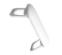Healeved Poggiamano per Manicure in Plastica Bianco, Cuscino Elegante e Semplice per Mani Ferme, per Tavolo Manicure Professionale e Design Chic