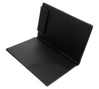Healeved Porta Conto Ristorante in Pu Nero Pratico e Conveniente, Semplice Menu Book per Uso Domestico e Ristorazione, Cartellini e Schede Facili da Usare