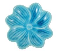 Healeved Porta oli essenziali in ceramica ciotola di conchiglie piatto di conchiglie di ostriche vassoio di conchiglie portasapone drenante fantastici posacenere Blue