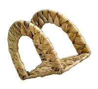 Healeved Porta Tovaglioli Intrecciato in Piedi in Fibra Naturale Vassoio Decorativo Distributore di Tovaglioli per Cucina Bar e Ristorante Accessorio Funzionale per Tavoli e Arredamento