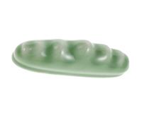 Healeved Portapennelli Ceramica Verde Chiaro per Calligrafia e Pittura | Design a Onda, per Ufficio e Studio Artistico, Organizza Piano, Adatto a Vari Pennelli
