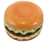 Healeved Posacenere antivento con coperchio: vassoio porta-hamburger in ceramica - posacenere artistico da collezione - portacenere decorativo per casa e ufficio per fumatori