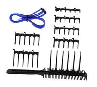 Healeved Protezioni Per Tagliacapelli Guide Pratiche Per Capelli Pettini Di Posizionamento in Silicone Comode Guide Di Taglio Parti Di Protezione Per Taglio