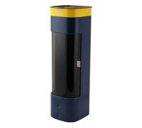 Healeved Pull-type Plastic Cup Dispenser in plastica blu, dispenser da parete salvaspazio, per uso domestico, organizzazione bicchieri e riduzione sprechi