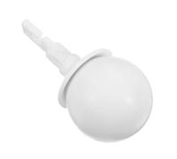 Healeved Punta per Bastone da Cieco Testa a Sfera Rotonda in Plastica Bianca, Design Flessibile e Protezione per Camminare in Ambienti Esterni e Uffici