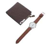 Healeved Regalo Uomo Orologio Da Polso e Portafoglio in Accessorio Elegante Per Abbigliamento Casual e Business