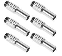 Healeved Regolatore Cavo Cambio Bici da Strada e Mountain Bike in Lega di Alluminio Indicizzato, Set da 6 Viti per Tensione Cavi Deragliatore Posteriore, Accessori per Manutenzione