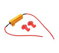 Healeved Resistenza di Carico LED 50W 6Ohm in Alluminio per Indicatori di Direzione e Fanali Posteriori Auto Kit Resistenze per Luci LED Veicolari ad Alta Potenza con Dissipazione Termica