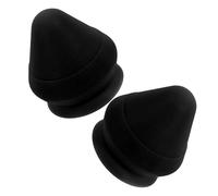 Healeved Rullo Massaggiante Montabile da Parete 2 Pezzi con Cono di Aspirazione Nero per Massaggio Muscolare Schiena e Collo, Strumento Portatile per Automassaggio e Attrezzatura