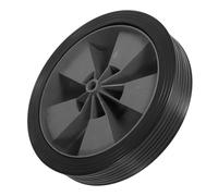 Healeved Ruota Gommata per Carrello Barbecue Resistente ai Danni in Plastico e Gomma, per Grigliate All'aperto e Campeggio, Uso Versatile e Durevole