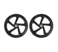 Healeved Ruote di Ricambio per Scooter 180Mm in PU ad Alta Elasticità Coppia Cuscinetti Silenziosi per Spostamenti in Città e Superfici Asfaltate Resistente All’Usura e Stabile per Uso