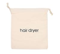Healeved Sacchetto Porta Asciugacapelli Beige Coulisse Resistente, Borsa Compatta per Phon e Accessori da Viaggio, Adatta a Uso Domestico e Hotel