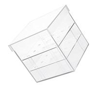 Healeved Scatola Acrilica Trasparente per Fiori Eterni 9 Fori Porta-Acqua Integrato per Composizioni Floreali Fioriera per Rose Conservate per Confezionare e Mantenere Freschi i Fiori