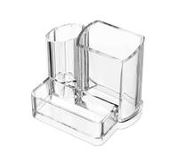 Healeved Scatola Organizer in Acrilico Trasparente per Trucchi e Gioielli | Contenitore da Scrivania, Design Salvaspazio, Vede Dentro, per Piccoli Oggetti e Pennelli Lunghi