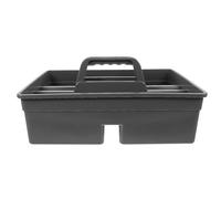 Healeved Scatola Portautensili per Pulizia Casa e Auto con Maniglia Organizer Portatile per Prodotti Detergenti e Accessori Bagno Contenitore Resistente con Scanalatura per Carrelli