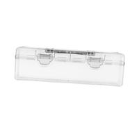 Healeved Scatola Trasparente Rettangolare con Manico per Organizer Cucito e Forniture Artistiche, Grande Capacità in Plastica, Facile da Trasportare e Protegge Dalla Polvere per Hobby