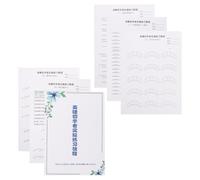 Healeved Schede di Pratica per Ciglia e Quaderno di Esercizi di Innesto Ciglia, Kit Formazione per Principianti Fogli di Mappatura Realistici, Guida Pratica per Saloni di Bellezza