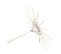 Healeved Scheletro per Ombrello in Carta Oleata Fatto a Mano con Manico in Bambù Leggero e Resistente per Progetti Artigianali e Decorazioni Eleganti