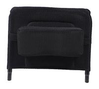 Healeved Schienale Rialzabile per Carrozzina in Rete Traspirante Supporto Ergonomico in Carbonio per Adulti Accessorio Rimovibile per Sedia Rotelle Comfort Migliorato per Utenti di Statura