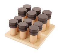 Healeved Secchio Olfattivo Montessori Giocattolo Sensoriale in Legno Per Sviluppo Del Senso Dell'olfatto