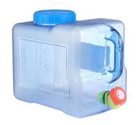Healeved Secchio per Acqua da Auto Portatile 8l in PC e PE con Rubinetto | Manico Integrato, Colore Blu, per Bevande e Acqua Potabile, Adatto a Camper, Escursioni e Viaggi