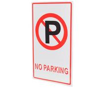 Healeved Segnale di Divieto di Sosta in Alluminio 35X20 CM Cartello di Avvertimento Resistente alle Intemperie per Garage e Centri Commerciali Cartello Stradale di Sicurezza Pubblico e