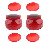 Healeved Set 1 Pezzo Ricambio Air Hockey 94mm Spingitore e Disco da Hockey Plastica Resistente per Tavoli Gioco Sala Giochi Accessori e Mini Tavoli Ricreativi