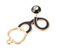 Healeved Set 10 Ciondoli Fai da Te a Forma di Stetoscopio in Lega Nera Pendenti per Creazione di Gioielli Accessori per Collane Bracciali e Portachiavi Decorazioni Creative per Regali