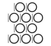 Healeved Set 10 Pezzi Anelli di Gomma e Perni di Ritegno o-Ring per Chiavi a Percussione Compatibili 22-34 MM Anelli di Fissaggio per Bussole Trapano Ricambi per Avvitatore a Impatto