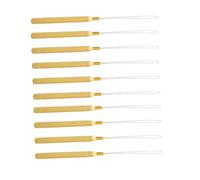 Healeved Set 10pezzi Uncini per Extension Chioma in Acciaio Inox e Alluminio, Leggeri e Comodi, Attrezzo per Allungamento Chioma per Uso Salone e Fai da Te
