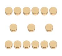 Healeved Set 15 Pezzi Cuscinetti Rotanti per Nail Art 3d, Microasse in Lega Bronzo Antico 5x5x2,8 Mm, Accessori per Unghie Donna e Ragazza, Supporti Girevoli per Charm e