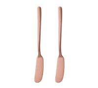 Healeved Set 2 Pezzi Coltelli Burro in Acciaio Inossidabile 304 Rosa Gold Affettatrice Multiuso per Formaggio Marmellata e Panna Utensili da Cucina per Ristoranti e Catering
