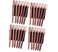 Healeved Set 24 Fermagli per Chioma in Acciaio Inox, Clip Becco D’anatra Oro Rosa per Parrucchieri, Accessori per Sezionare e Styling Professionale, Adatti a Tutti i Tipi di Chioma e Uso