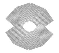 Healeved Set 24 Pezzi Tegole Tetto Ondulate 1/35 in Acciaio Inossidabile per Modellismo Militare Pannelli Decorativi per Case delle Bambole e Diorami Artigianali Accessori per Paesaggi e