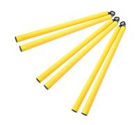 Healeved Set 3 Pali per Allenamento Agilità Calcio Base Antiscivolo, Resistente alle Intemperie, Leggeri e Pieghevoli per Esercizi di velocità e Percorsi a Ostacoli su Prato