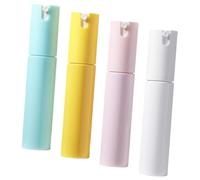 Healeved Set 4 Flaconi Spray Plastica Ricaricabili 30ml Colorati Per Viaggio, Bottiglie Portaprofumi Leggere e Resistenti, Per Lozioni e Tonici in Trasferta
