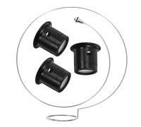 Healeved Set 4 Lenti D'ingrandimento a Clip in Vetro Trasparente 5x 10x 15x per Orologiai Gioielli Lettura Precisione Accessorio Riparazione Strumenti Professionali