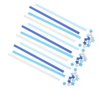 Healeved Set 4050 Pezzi Strisce Carta Origami a Forma di Stella Sfumata Blu - Carta Origami Giapponese Resistente per Decorazioni Fai da Te, Lavoretti Scolastici e Attività Creative