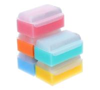 Healeved Set 5 Pezzi Spugne da Bagno per Ragazzo Ragazza Texture Morbida e Massaggio Lenitivo, per Attività Tattili Precoci e Routine del Bagnetto Colore Casuale