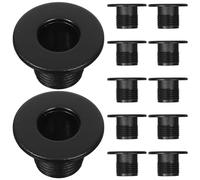 Healeved Set 6 Paia Boccole per Calcio Balilla in Plastica Filettate, Cuscinetti per Aste Tavolo Biliardino, Accessori per Giochi da Tavolo e Feste, Compatibili Calciobalilla Standard