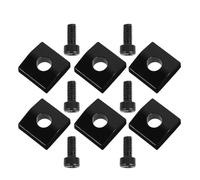 Healeved Set da 2 Blocca Meccaniche per Chitarra Elettrica in Lega di Ferro e Zinco con Viti Esagonali, Facile da Installare, Compatibile con Ponte Tremolo, Stile Coreano Nero