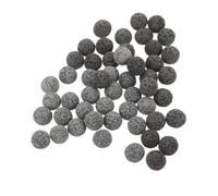 Healeved Set da 2 Diffusori di Pietra Lavica Naturale per Aromaterapia, Pietre Rotonde da 12mm per Oli Essenziali, Diffusore Profumo per Casa, Ufficio, Auto e Spa, Circa 26 Pezzi Nero