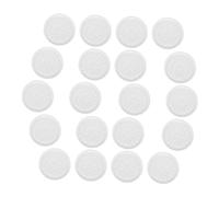 Healeved Set Da 20 Piastre Per Colla Ciglia in Plastica Abs Bianca, Leggere e Resistenti, Strumenti Professionali Per Extension Ciglia e Trucco Estetico Da Salone