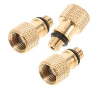 Healeved Set da 3 Adattatori Valvola Presta in Rame per Bicicletta Accessori per Pompe Aria Compatibili Compressori per Gonfiaggio Rapido Pneumatici Bici da Strada e Mountain Bike